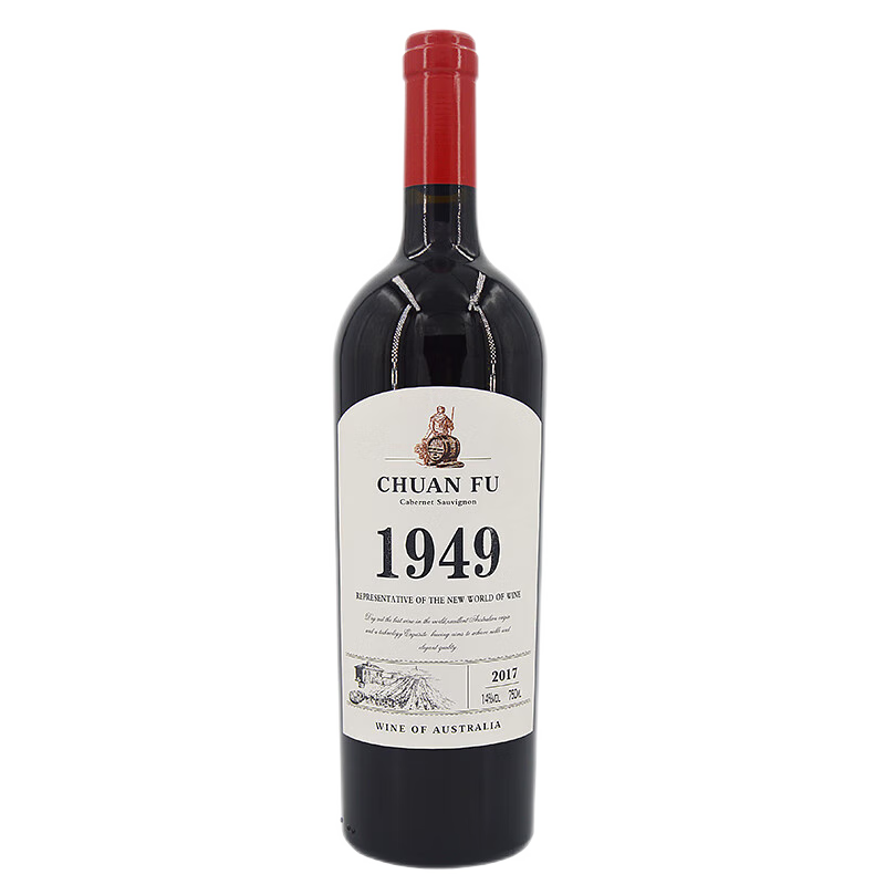 欧拉勒川富1949 澳洲原酒进口红酒典藏级干红葡萄酒 单支 750ml