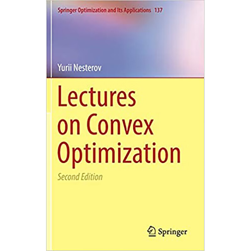 凸优化讲座 Lectures on Convex Optimization英文原版