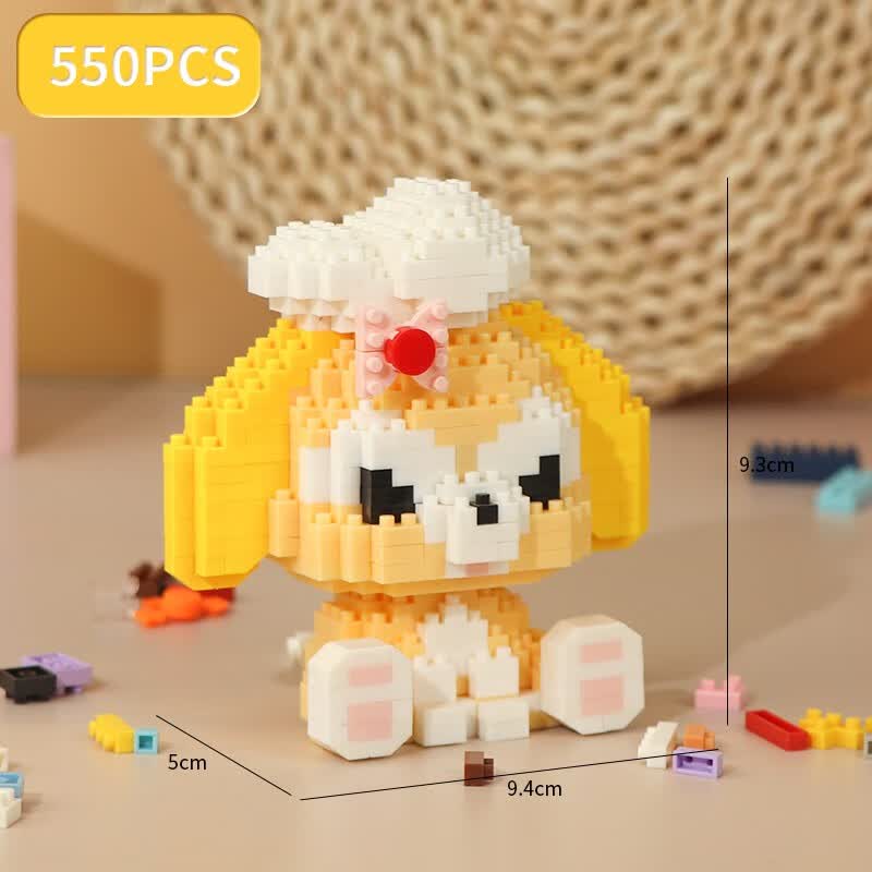 小颗粒积木立体男女孩拼装乐玩具兼容高兴儿童礼物醒狮摆件 可琦安