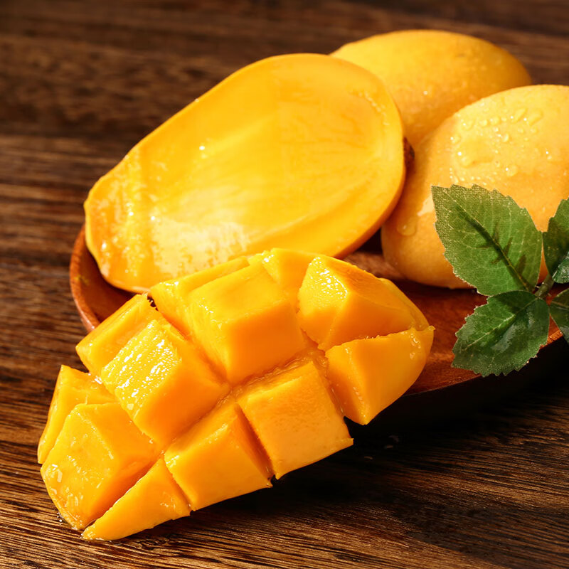 泽华果品海南小台农芒果核薄无丝热带当季新鲜水果 小台农芒果 4.5斤 -5斤 单果80-140g