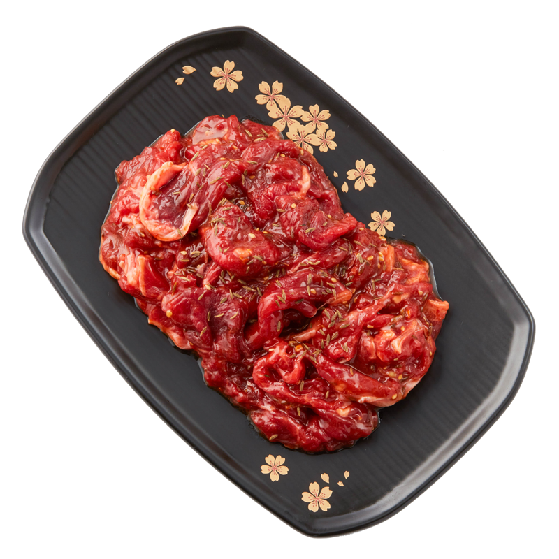 汉拿山烧烤食材组合2.66斤  韩式齐齐哈尔牛肉猪肉鸡腿肉五花肉6种食材 【顺丰】6种食材7包肉