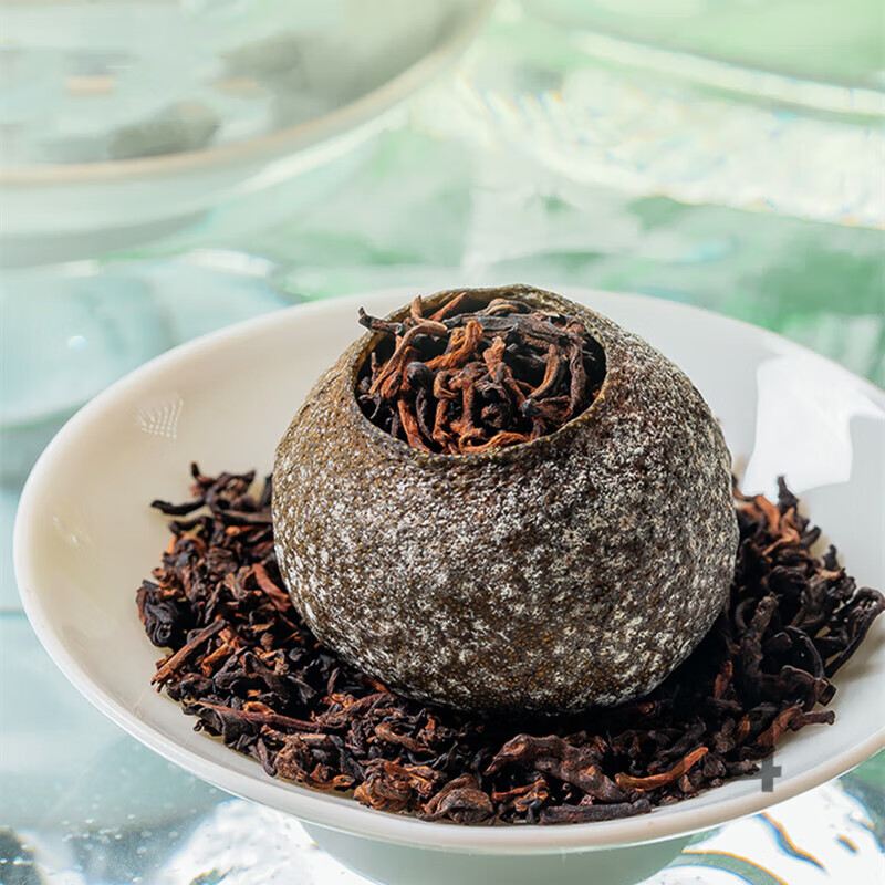 秋博源正宗小青柑普洱茶宫廷熟茶新会生晒陈皮柑普茶礼盒装300g