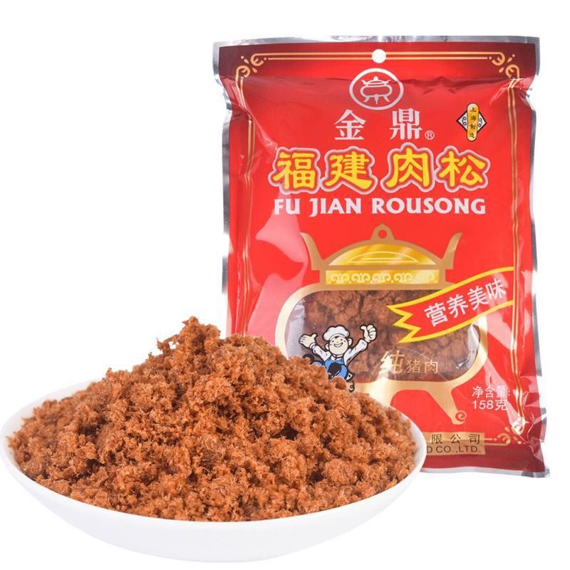 食芳溢上海立丰肉松 3月新货 袋装100克金鼎福建肉松配菜下饭菜方便
