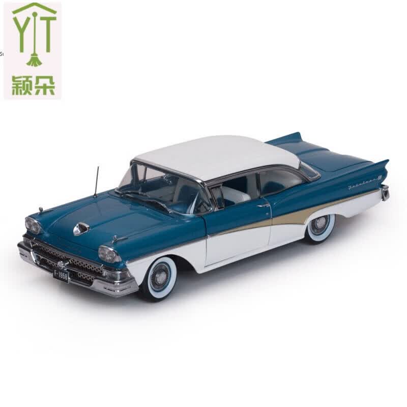太阳星车模 sunstar太阳星1/18仿真合金汽车模型白金版系列1958福特