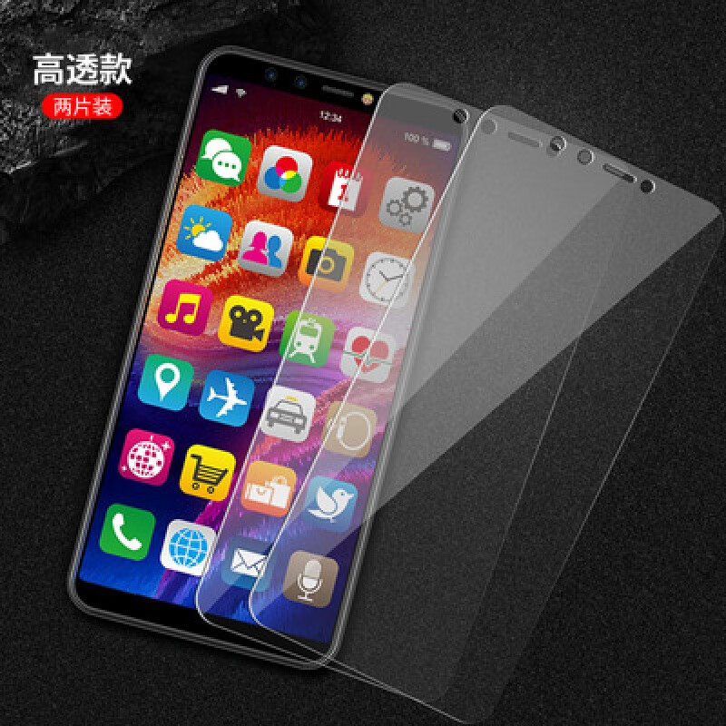 潮尚美适用于华为fla-tl10钢化膜防指纹畅享8plus手机膜fla一al10全屏
