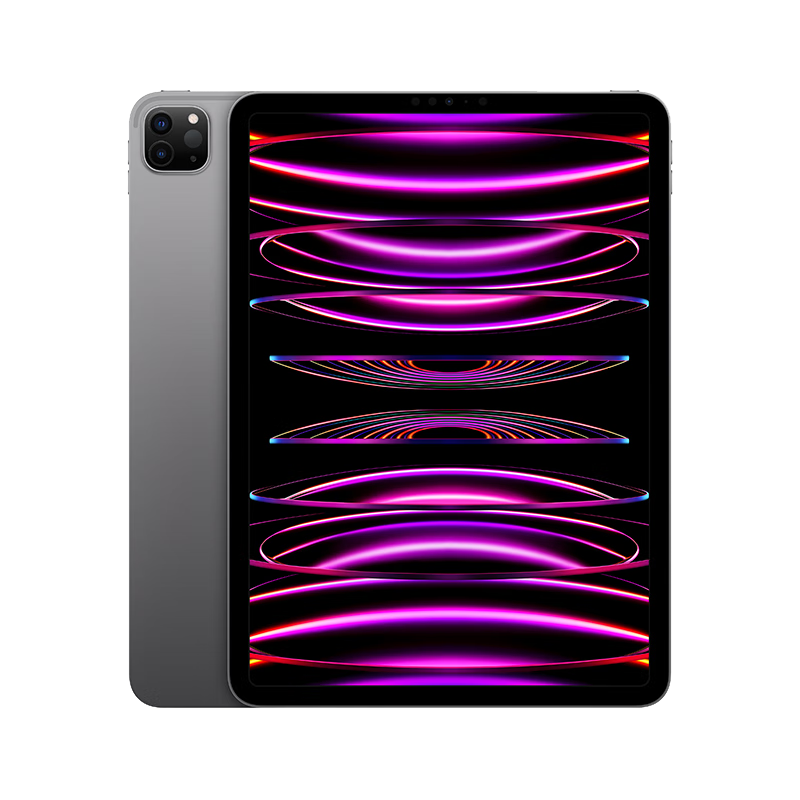 Apple/苹果 iPad Pro 11英寸平板电脑 2022年款(256G WLAN版/M2芯片/学习办公娱乐/MNXF3CH/A)深空灰色