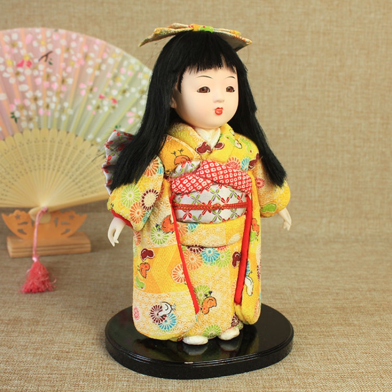 君吻   七宝阁日本人偶艺灵魂摆渡同款娃娃市松人形装饰品礼物摆件保