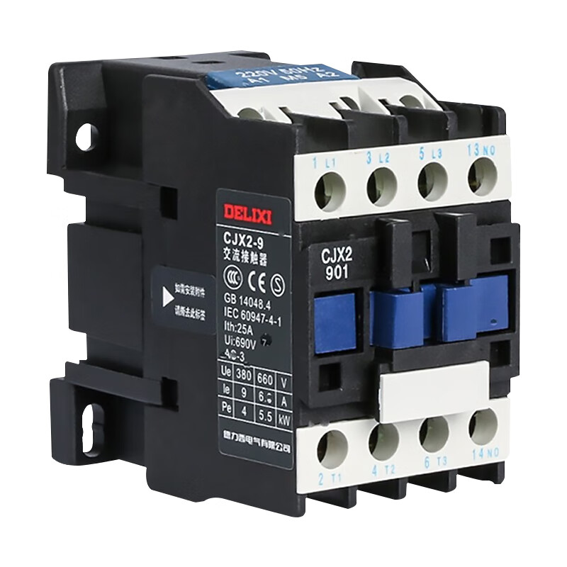 德力西电气 通用型交流接触器 cjx2-0901 380v 简易包装