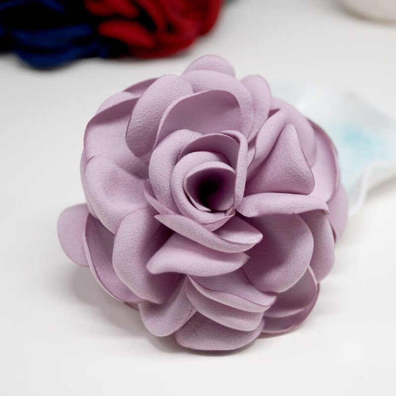 绿喆优雅布艺花朵胸针时尚简约胸花大气外套别针装饰开衫教师节礼物 