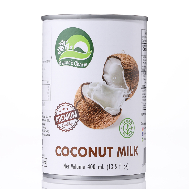泰国进口纯素美素食纯椰浆nature charm coconut milk 400ml*1罐使用感如何?