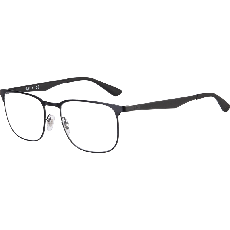 雷朋（Ray.Ban）眼鏡架潮 簡約休閑金屬近視眼鏡架男 方框眼鏡可配度數(shù)RB6363 鏡框+韓國凱米1.74防藍(lán)光U6現(xiàn)片(