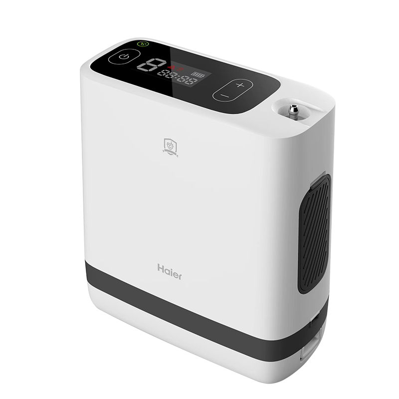 海尔(haier)5升便携式制氧机家用迷你小型随身吸氧机户外老人高原车载