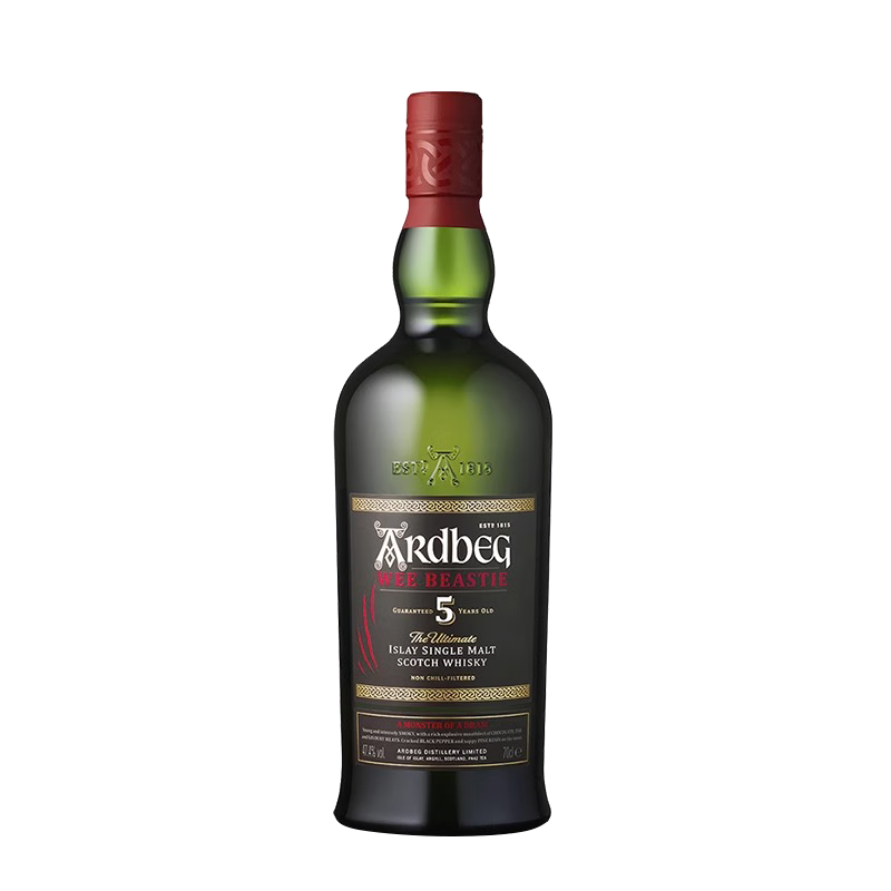 ARDBEG UIGEADAIL 阿德贝哥 雅柏阿贝5年小怪兽 700ml 单一麦芽威士忌 洋酒