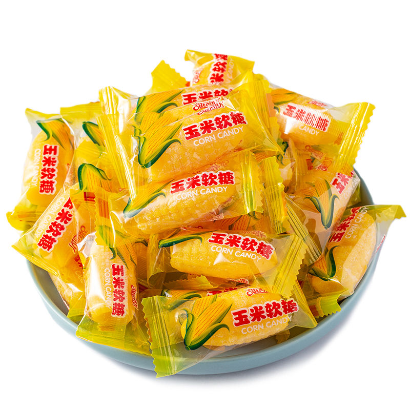 【年货精选】u玉米软糖5斤年货糖果零食喜糖玉米糖整箱糖果批发0.3斤万食福 500g