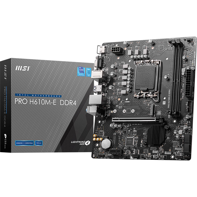 微星 PRO H610M-E DDR4 图 3
