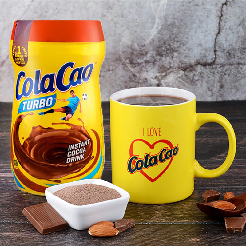 酷乐高西班牙进口ColaCao原味经典可可粉冲饮巧克力粉速溶浓香饮品烘焙 经典原味400克