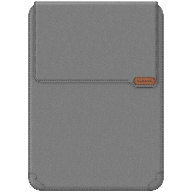 耐尔金 笔记本电脑包 多功能便携支架苹果内胆包14英寸 通用华为小米联想苹果Macbook 纤逸 灰色