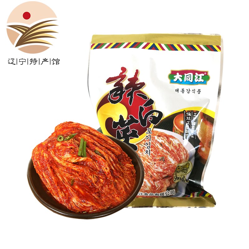【辽宁馆】大同江 辣白菜500g 韩国泡菜 风味泡菜部队火锅食材朝鲜