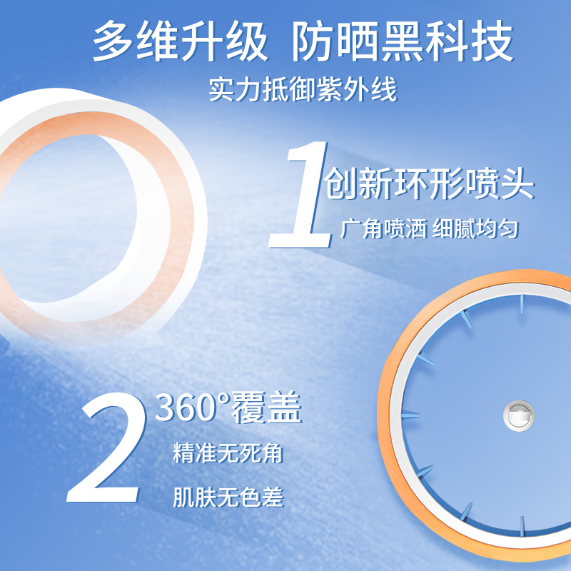 JOVISSE安歌依防晒喷雾SPF50，PA+++户外紫外线150ml 到手两瓶