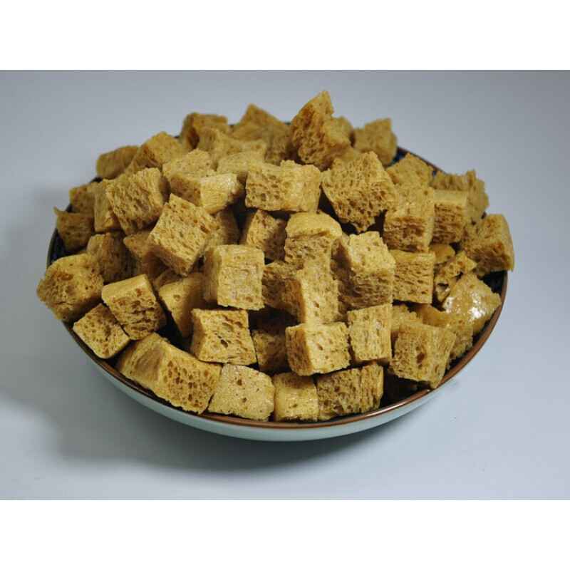 虎钢馋面筋烤麸干粒脱水凉皮专用上海干烤麸素食凉拌菜干货500g