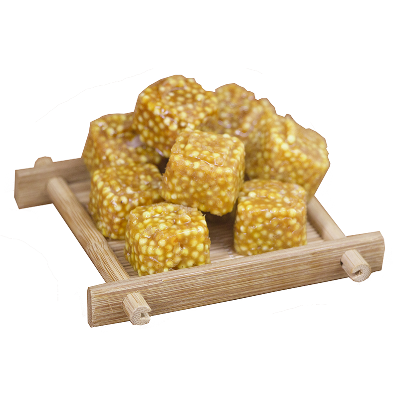 坤予酸奶炒米糖 内蒙古炒米糖手工老式酸奶糖 酸奶炒米糖500克