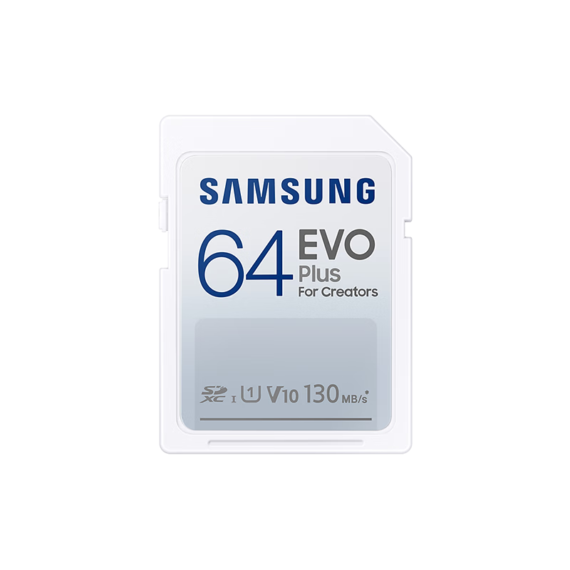 ǣSAMSUNG64GB SD洢 EVO׿  U1 V10 ֧΢/4KƵڴ濨 130MB/s53.63Ԫ