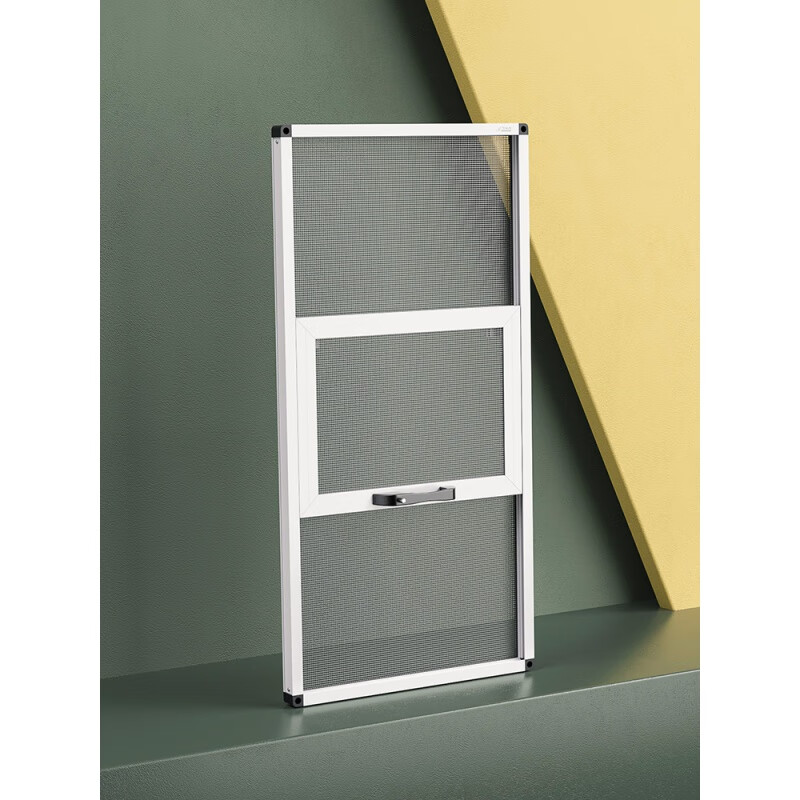 创京懿选金刚网折叠纱门纱窗防盗纱窗免打孔三段推拉外平开窗纱窗网自