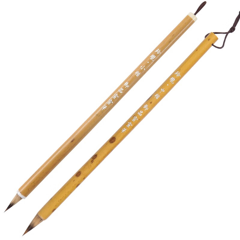 御品宣玲珑系列毛笔小楷中楷精品狼毫紫毫兼毫鸡距笔精品高档宣笔 玲珑小楷+玲珑中楷 大笔盒装