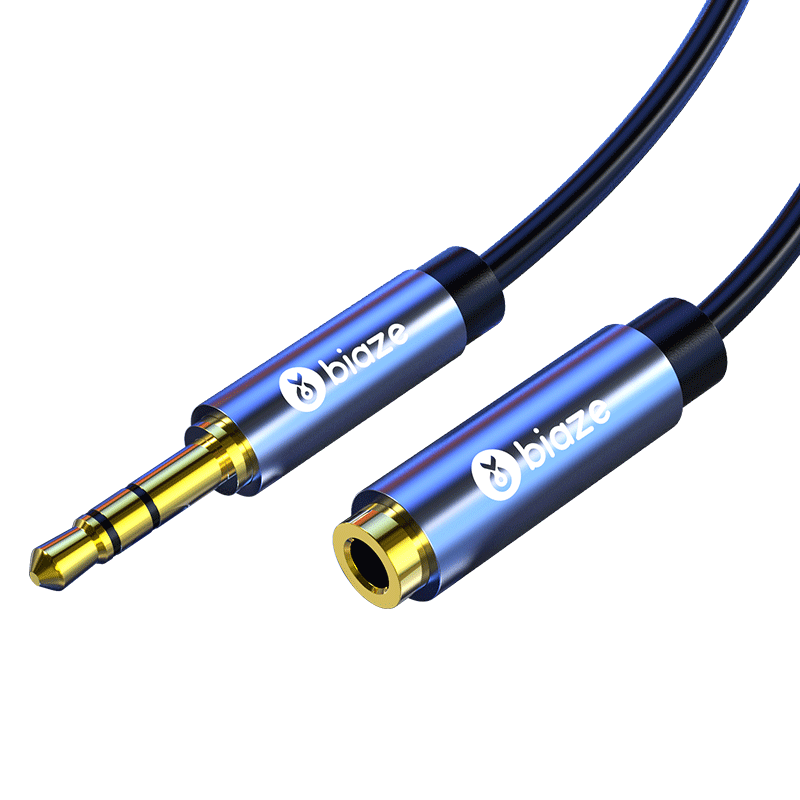 毕亚兹3.5mm音频延长线Y8，一步连通高保真音质