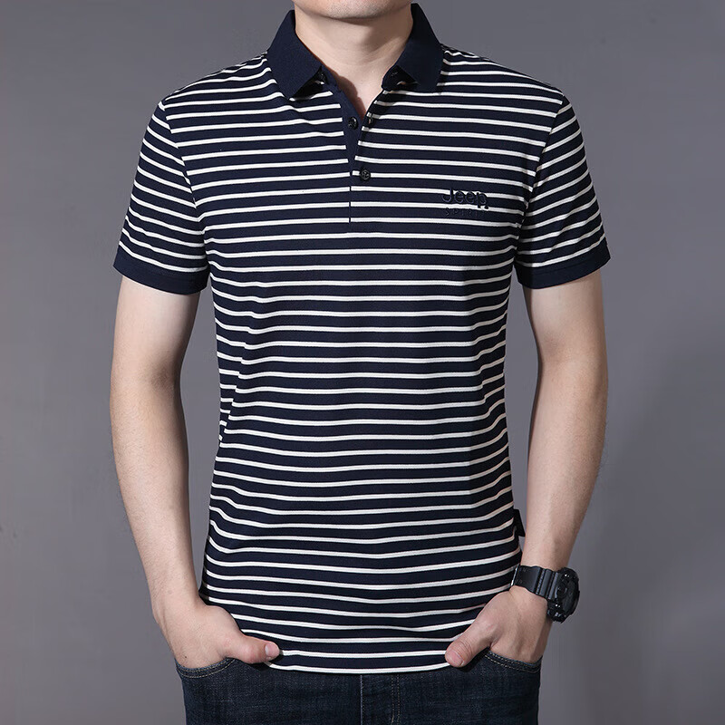 衫夏季新款翻领大码半袖上衣军绿3x 兰色 m