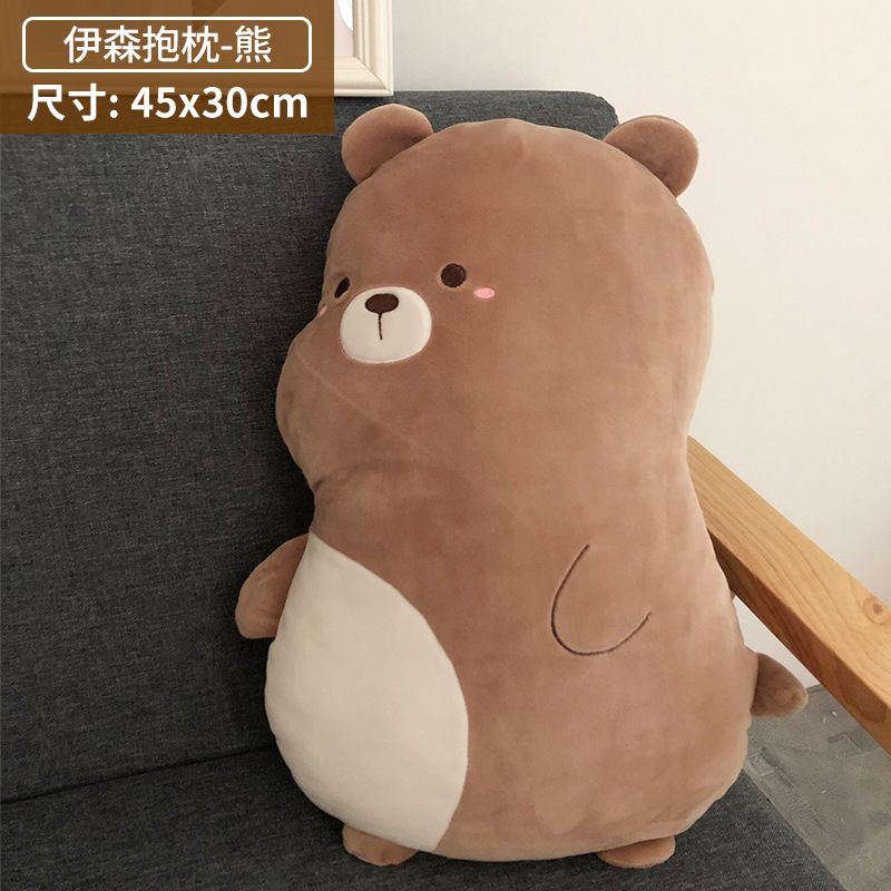 达克鸭创意卡通抱枕床头靠垫客厅沙发办公室椅子学生靠枕靠背腰枕汽车