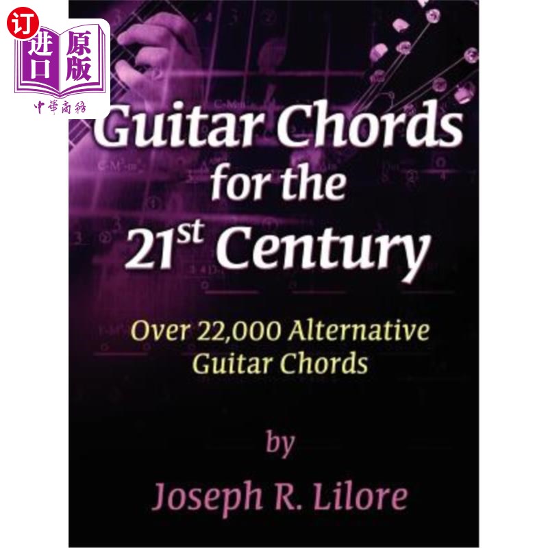 海外直订guitar chords for the 21st century 21世纪的吉他和弦