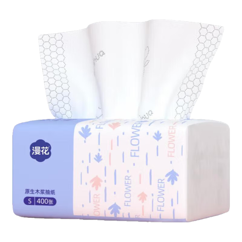 漫花 400张5层抽纸  400张*1包