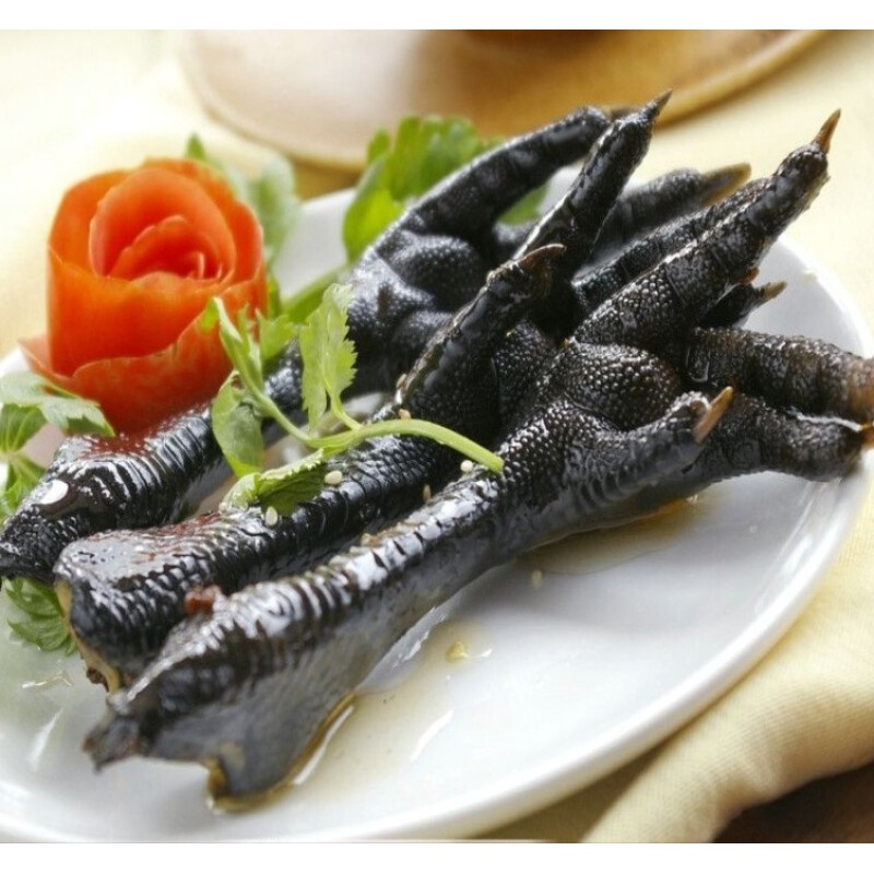 伯贤 新鲜乌鸡爪4斤40只左右黑鸡爪乌凤爪乌鸡脚