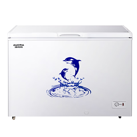 澳柯瑪（AUCMA）308升低霜臥式商用家用冰柜 商用大容量冷藏柜大冷凍柜 家用冰箱雪糕柜大冷柜一級能效以舊換新 BC/BD-308HNE【京倉發(fā)貨】 308L