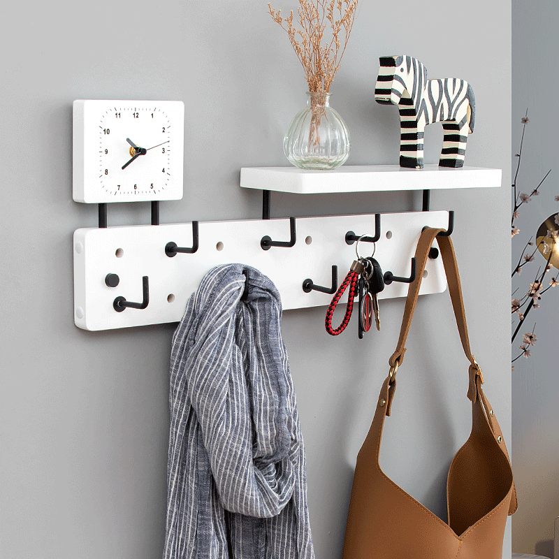 唯妮美 挂衣架壁挂墙上装饰门口玄关进门挂衣钩墙壁衣服帽入户挂钩