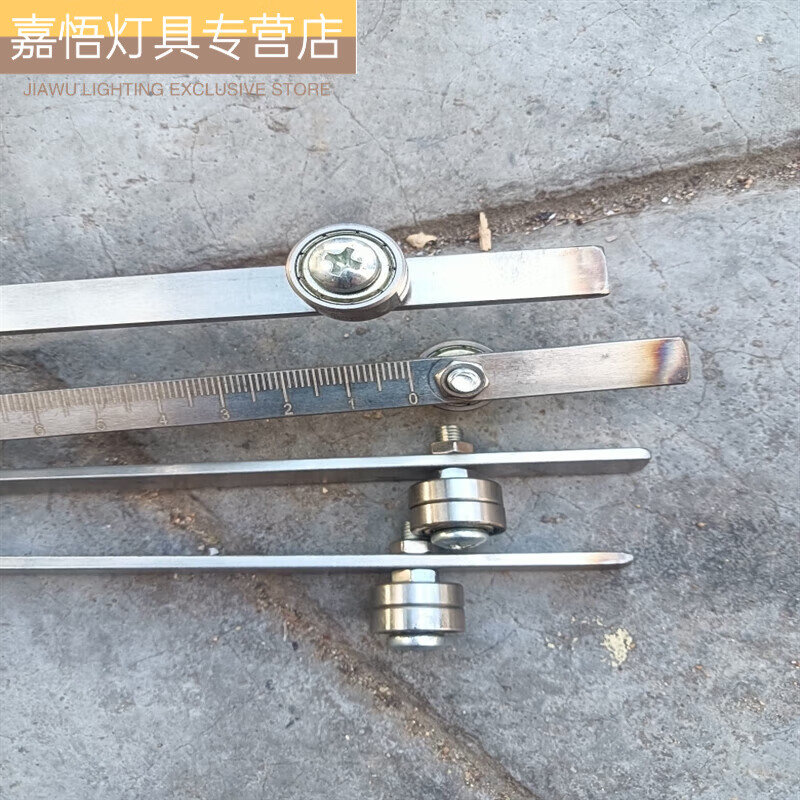 泽楷维电圆锯导尺靠尺卡尺靠山威克士不锈钢带轴承模板工裁板 12毫米