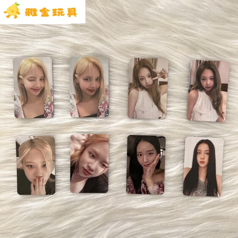 遥享blackpink的专辑blapink正规二辑新专bornpink专辑小卡黑 黑版8张