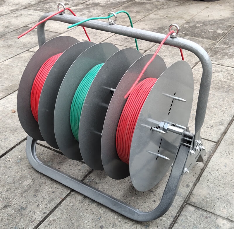 芭莲妮可折叠网线放线架光纤放线器放线架室外布线架线轴架放线器 配