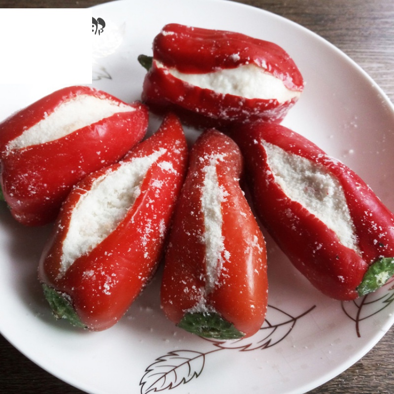 虎钢馋鱼儿糯米包辣子湖南怀化沅陵特产湘西农家自制酸辣子海椒酸糯米