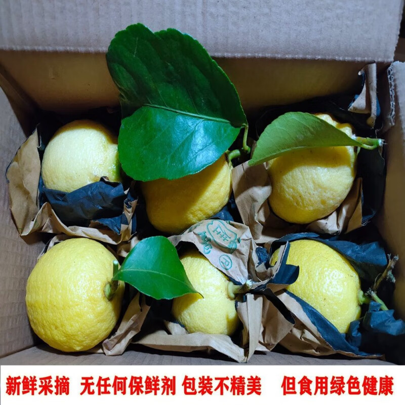 【精选S级】柠檬新鲜当季水果薄皮柠檬泡水安岳黄柠檬批发 2斤小果