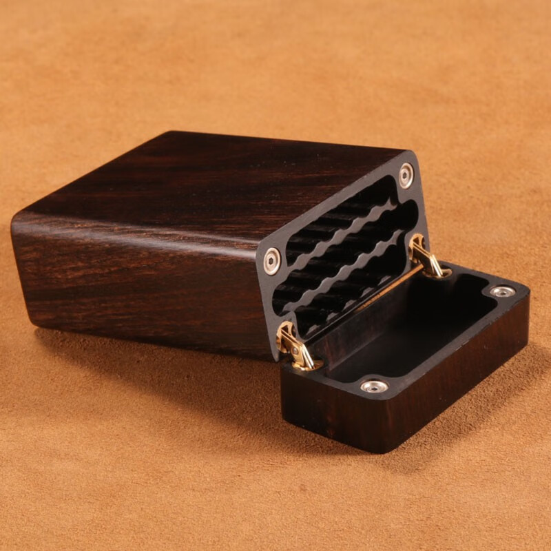 木子堂粗烟烟盒20支装木质便携实木整木掏空男友父亲节生日情人节礼品