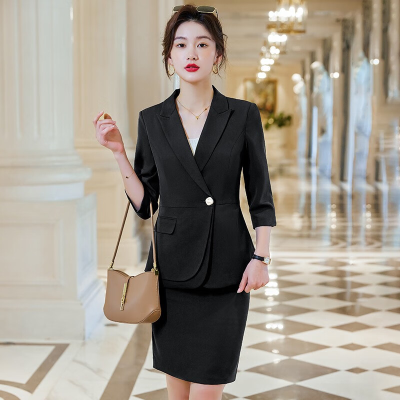 西装套装女职业装气质休闲物业地产酒店前台销售工装工作服商务正装