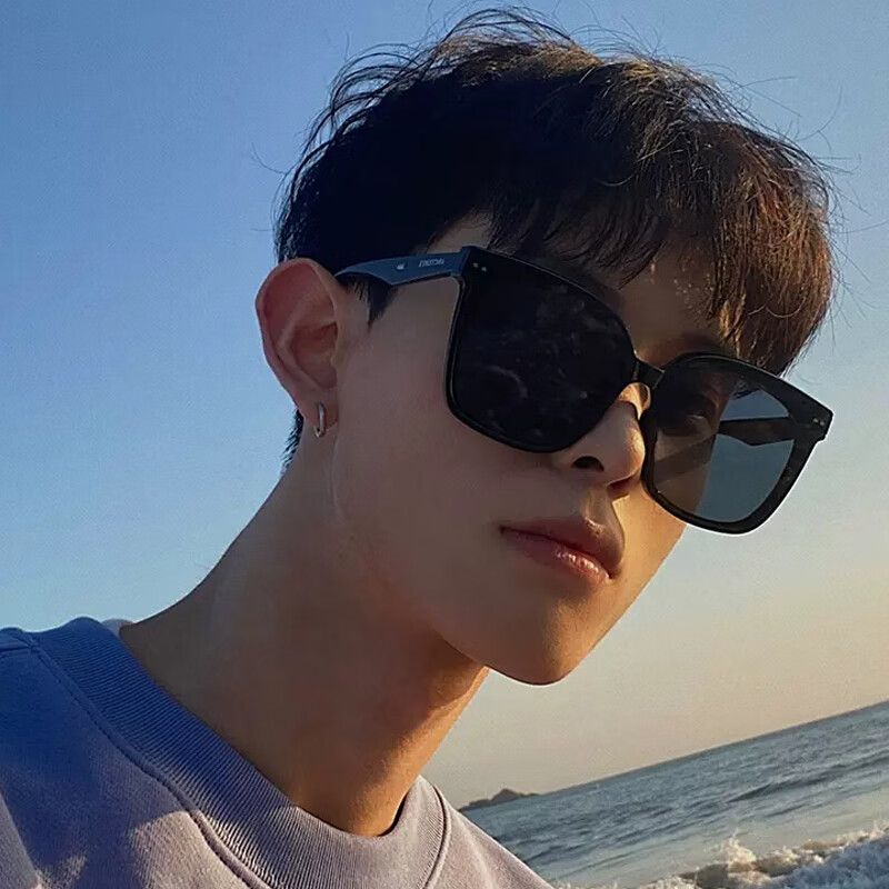 依岚傲雪墨镜男士高级感潮夏防强光紫外线痞帅复古开车专用太阳眼镜大