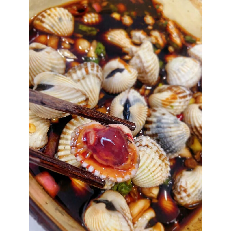 德祥隆潮汕生腌海鲜血蚌腌制血蛤网红特产酒料腌珠蚌低脂现做即食罐