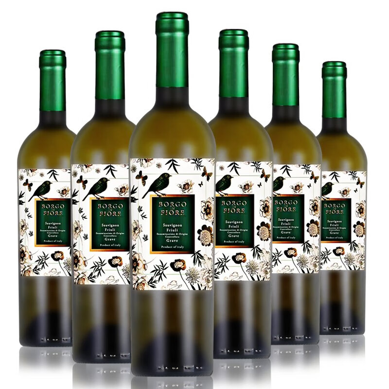 托尔山意大利弗留利进口百花谷长相思doc级干白波特酒庄