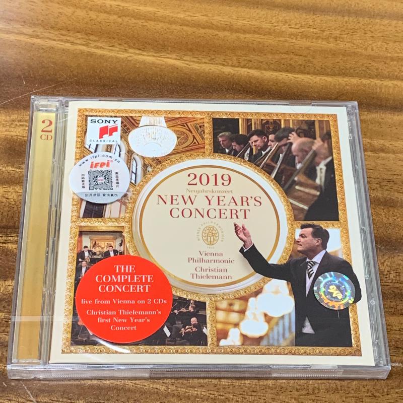 现货中 泰勒曼 2019维也纳新年音乐会 190759028223 2CD