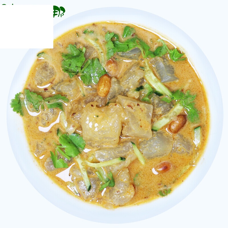 虎钢馋东北特产煎粉 带调料大连长春炒粉吉林小吃炒焖子生粉块335g