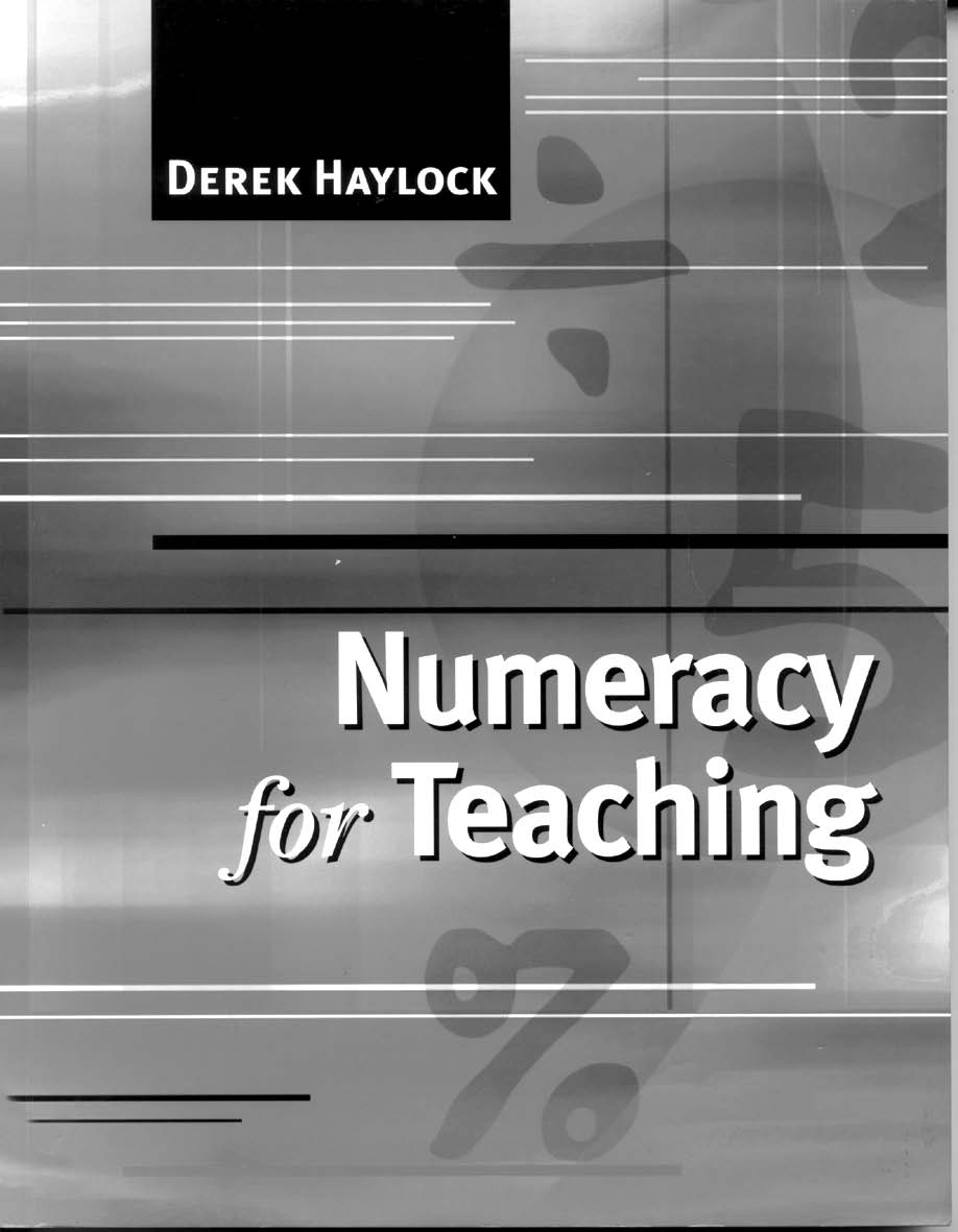 numeracy for teaching(推荐pc阅读)