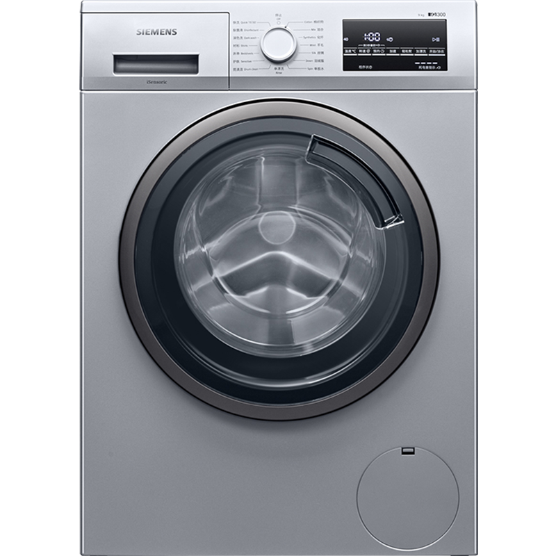 西门子(SIEMENS) 9公斤全自动 变频滚筒洗衣机 99.99%除液程序 XQG90-WG42A2Z81W